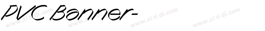 PVC Banner字体转换